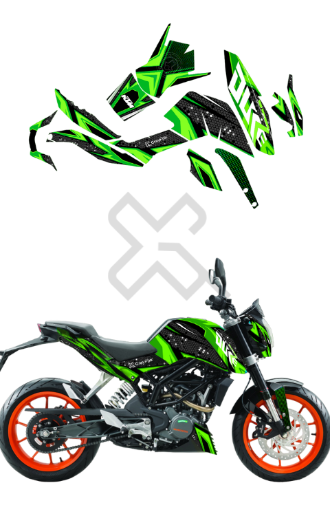 Duke 390 Bs4 Full Sticker | Duke 200 Bs4 Full Graphics